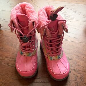 UGG Vibrant Pink Snow Boots
